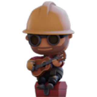 Team Fortress 2 Animated stiker 🎸