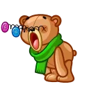 Емодзі телеграм Teddy Bear