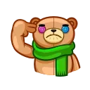Teddy Bear emoji 😵