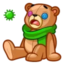 Teddy Bear emoji 🦠