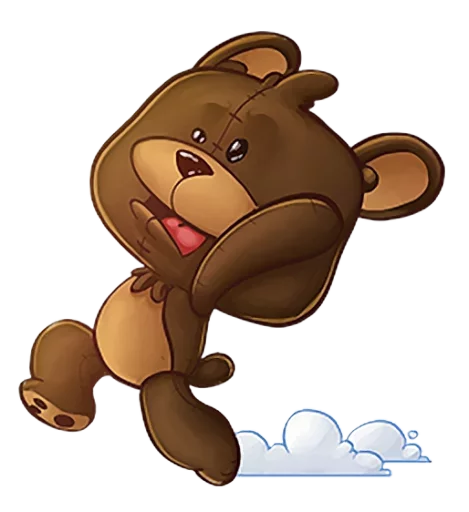 Telegram Sticker «Мишка Teddy» 🐻