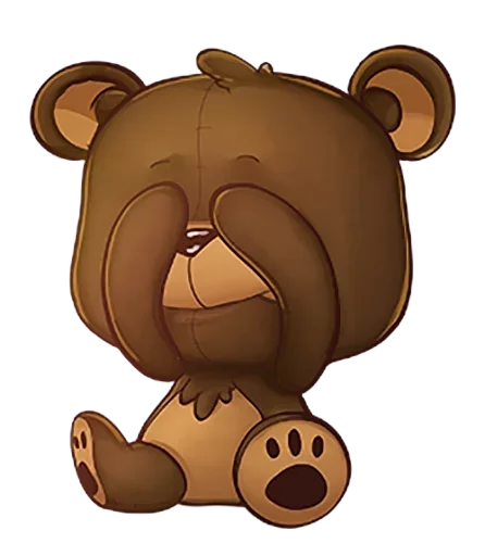 Telegram Sticker «Мишка Teddy» 😓