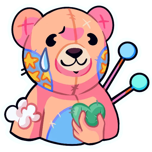 TEDDU BEAR 🐻 stiker 🥲
