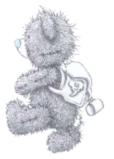 Telegram Sticker «Teddy bear (❤)» 😜