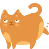 Telega Cat emoji 😒