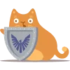 Емодзі Telega Cat 🛡
