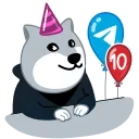 Telegram emoji 10 Years of Telegram