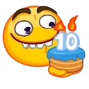 Telegram emoji 10 Years of Telegram