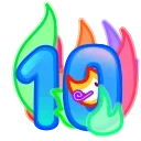 10 Years of Telegram  emoji 🔥