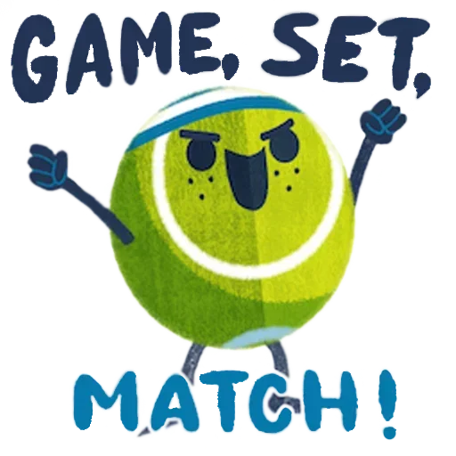 Tennis Time emoji 😘