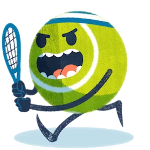 Telegram Sticker «Tennis Time » 👿