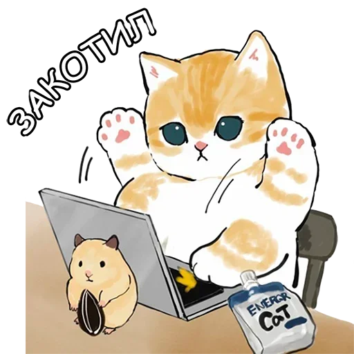 Стикер Telegram «Cats | Котики» 😳