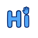 Animated Text emoji 👋