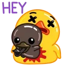 Telegram Duck X emoji 🤷‍♂