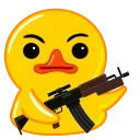 Telegram Duck X emoji 🔫