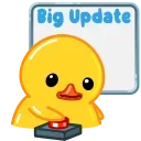 Telegram Duck X emoji 😢