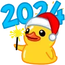 Telegram Duck X emoji 🎉