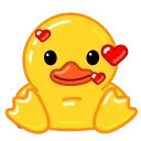 Емодзі Telegram Duck X 🤗