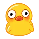 Эмодзи Telegram Duck X 😳