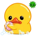 Емодзі Telegram Duck X 🦠