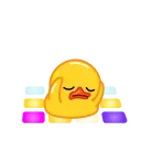 Telegram Duck X emoji 😫