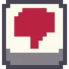 Емодзі Telegram «Pixel Emojis» 👎