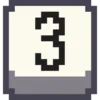 Pixel Numbers emoji 3⃣