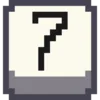 Telegram emoji «Pixel Numbers» 7⃣