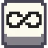 Pixel Numbers emoji ♾
