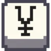 Telegram emoji «Pixel Numbers» 💴