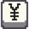 Telegram emoji «Pixel Numbers» 💴