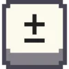 Pixel Numbers emoji ➕