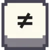 Telegram emoji «Pixel Numbers» 🟰