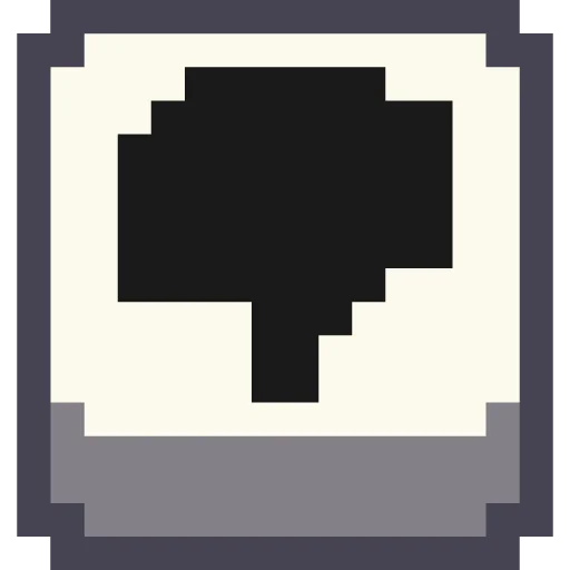 Telegram Sticker «Pixel Stickers» 👎