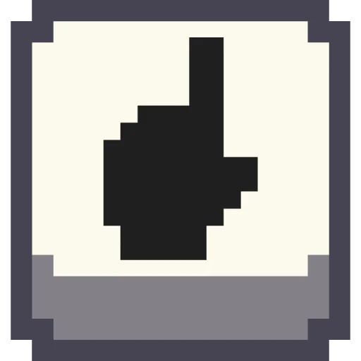 Telegram stiker «Pixel Stickers» 👆