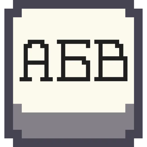 Telegram stikerlari Pixel Cyrillic 