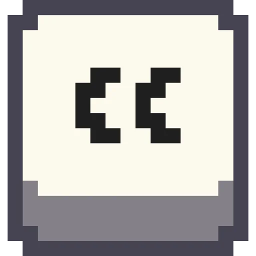 Pixel Cyrillic emoji ➿