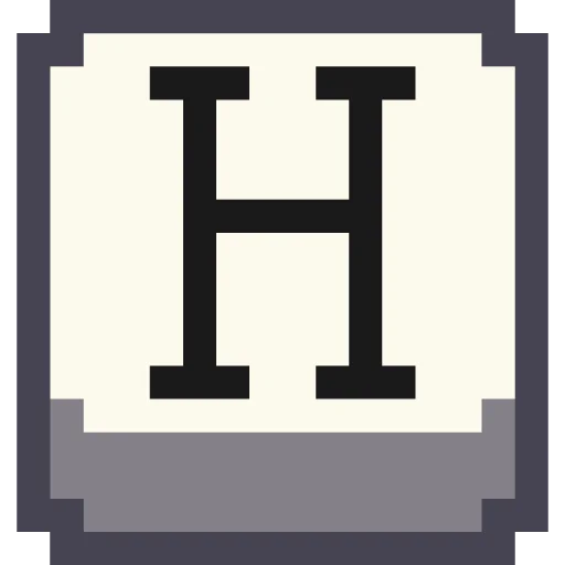 Telegram Sticker «Pixel Latin » 🔤