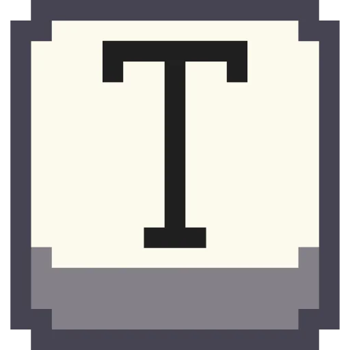 Pixel Latin emoji 🔤