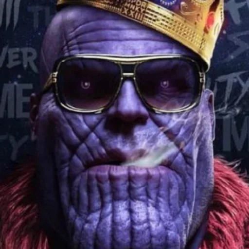 Thanos Face  emoji 😕