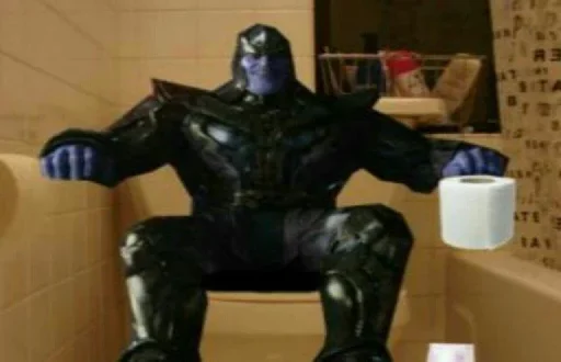 Thanos sticker 😙