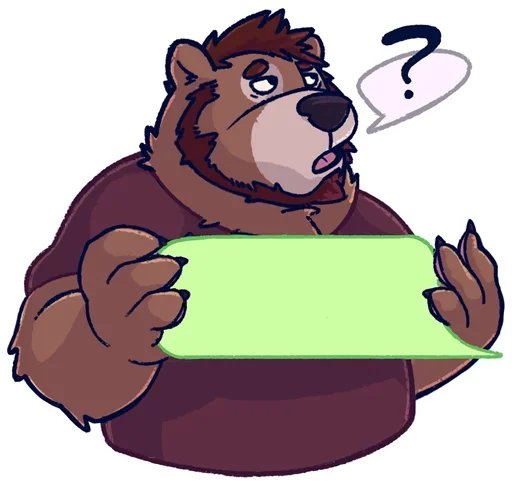 Telegram Sticker «The BEAR» ?