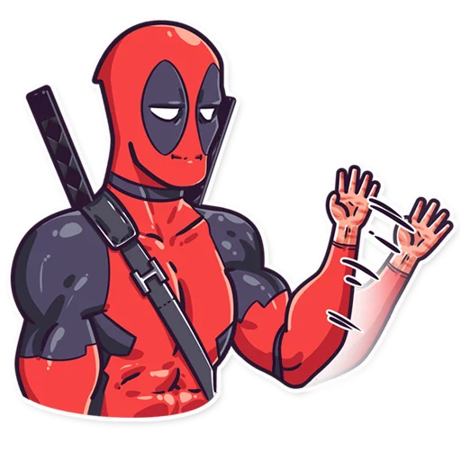 Telegram Sticker «Deadpool» 