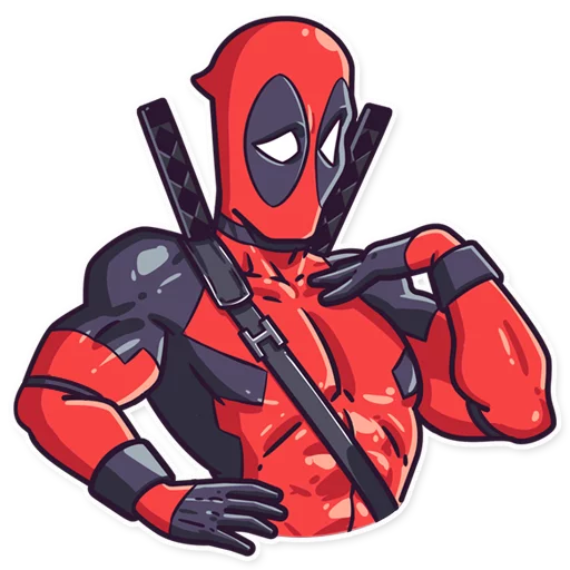 Deadpool stiker 🙄