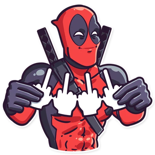Telegram Sticker «Deadpool» 