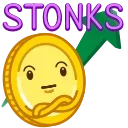 The Coin emoji 📈