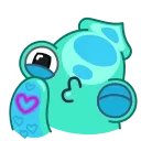 Cuddlefish emoji 😘