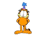Эмодзи телеграм Garfield