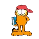 Емодзі Garfield 😁