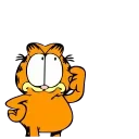 Garfield emoji 🤔